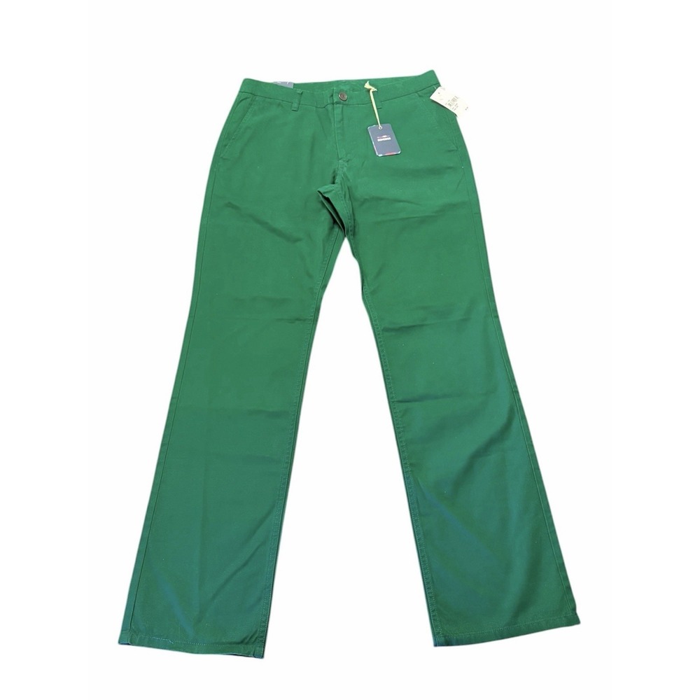 Bonobos Original Washed Chino Pants Mens 32x32 Green Nonstretch Straight NWT